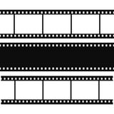 Sistema simple en blanco de la tira de la película libre illustration Sistema simple en blanco de la tira de la película libre illustration