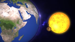 Sistema solare animato, universeStars 3D dei pianeti e galassie in questo elemento visivo decorato dalla NASA illustrazione di stock Sistema solare animato, universeStars 3D dei pianeti e galassie in questo elemento visivo decorato dalla NASA illustrazione di stock