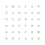 Sistema total del icono - Internet y página web libre illustration Sistema total del icono - Internet y página web libre illustration