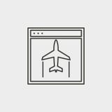 Site, aircraft, outline, icon. Web Development Vector Icon. Element of simple symbol for websites, web design, mobile app, vector illustration Site, aircraft, outline, icon. Web Development Vector Icon. Element of simple symbol for websites, web design, mobile app, vector illustration