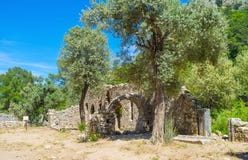 Sitio arqueológico de Olympos, Turquía imagen de archivo libre de regalías Sitio arqueológico de Olympos, Turquía imagen de archivo libre de regalías
