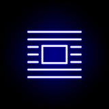 Sjalsymbol i neonstil Kan anv?ndas f?r reng?ringsduken, logoen, den mobila appen, UI, UX royaltyfri illustrationer Sjalsymbol i neonstil Kan anv?ndas f?r reng?ringsduken, logoen, den mobila appen, UI, UX royaltyfri illustrationer