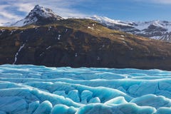 Skaftafellgletsjer, het Nationale Park van Vatnajokull in IJsland stock foto Skaftafellgletsjer, het Nationale Park van Vatnajokull in IJsland stock foto