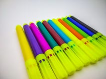 Sketch pens in a white background stock photography Sketch pens in a white background stock photography
