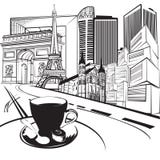 Sketch Trip To France Stock Photo Sketch Trip To France Stock Photo