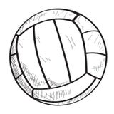 Sketch volleyball stock vector. Illustration of abstract - 26513610