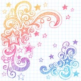 Sketchy Star Doodles Vector Illustration Design stock illustration Sketchy Star Doodles Vector Illustration Design stock illustration