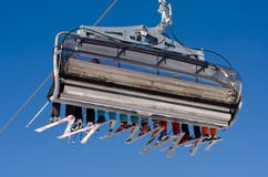Ski lift stock image Ski lift stock image