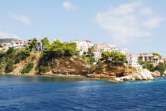 Skiathos town on Skiathos Island, Greece