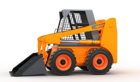 Skid Steer Loader Royalty Free Stock Photography