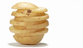 skivad potatis arkivfoton skivad potatis arkivfoton