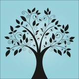 skraj tree vektor illustrationer skraj tree vektor illustrationer