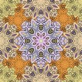 Skrivar den sömlösa modellen ut för den pastellfärgade vektorn med blommiga mandalas gjort i orientalisk stil Design för omslaget royaltyfri illustrationer Skrivar den sömlösa modellen ut för den pastellfärgade vektorn med blommiga mandalas gjort i orientalisk stil Design för omslaget royaltyfri illustrationer