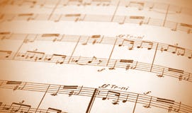 skrivet musikark royaltyfri foto skrivet musikark royaltyfri foto