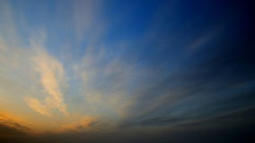 The sky before sunrise. In blue tone orange Royalty Free Stock Image The sky before sunrise. In blue tone orange Royalty Free Stock Image