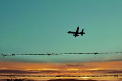Sky Warrior Aircraft On Patrol. Stock Photography Sky Warrior Aircraft On Patrol. Stock Photography