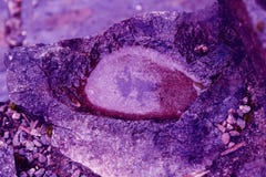Sky With Clouds, Is Reflected In Ultra Violet Reflexion In A Puddle On A Way With Stones Royalty Free Stock Photography Sky With Clouds, Is Reflected In Ultra Violet Reflexion In A Puddle On A Way With Stones Royalty Free Stock Photography
