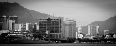Skyline da cidade de Rio de Janeiro fotografia de stock Skyline da cidade de Rio de Janeiro fotografia de stock