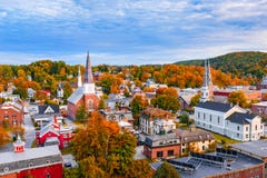 Skyline de Montpelier, Vermont foto de stock royalty free Skyline de Montpelier, Vermont foto de stock royalty free