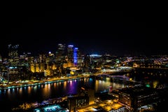 Skyline de Pittsburgh foto de stock royalty free Skyline de Pittsburgh foto de stock royalty free