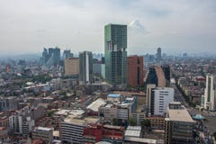 Skyline in Mexico City, aerial view of the city stock photos Skyline in Mexico City, aerial view of the city stock photos