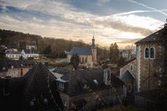 Skyline Stolberg in Harz mountains Royalty Free Stock Images Skyline Stolberg in Harz mountains Royalty Free Stock Images