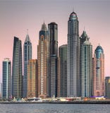Skyscrapers in Dubai Stock Photos Skyscrapers in Dubai Stock Photos