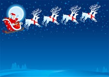 Sledge With Santa Claus Royalty Free Stock Photos Sledge With Santa Claus Royalty Free Stock Photos