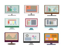 Sleek design a set of books. Modern style icons infographic. Royalty Free Stock Images Sleek design a set of books. Modern style icons infographic. Royalty Free Stock Images