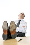 Sleeping businessman royalty free stock photography Sleeping businessman royalty free stock photography