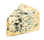 Slice Of Roquefort Cheese Royalty Free Stock Image