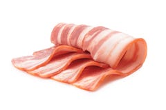 Sliced Bacon Royalty Free Stock Photo