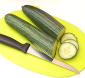 Slices of cucumbers. Some fresh slices of cucumbers stock photo Slices of cucumbers. Some fresh slices of cucumbers stock photo