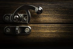 A Sliding Metal Lock Latch stock images A Sliding Metal Lock Latch stock images