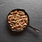 Slow cooked beef for sandwiches stock image Slow cooked beef for sandwiches stock image