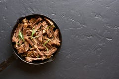 Slow cooked beef for sandwiches stock photography Slow cooked beef for sandwiches stock photography