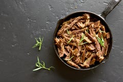 Slow cooked beef for sandwiches stock photos Slow cooked beef for sandwiches stock photos