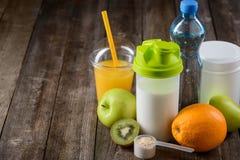 Smaklig sportive stilleben arkivbild Smaklig sportive stilleben arkivbild