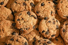 Smakliga choklade kakor, bästa sikt royaltyfri foto Smakliga choklade kakor, bästa sikt royaltyfri foto