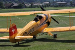 Small airplane preparing to takeoff from grass field stock images Small airplane preparing to takeoff from grass field stock images