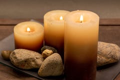aromatic candles to be in harmony at home royalty free stock image aromatic candles to be in harmony at home royalty free stock image