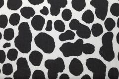 Small Black Dot Cow Textile Pattern Stock Photography
