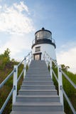 Small Castle Hill lighthouse in Newport, Rhode Island, USA stock photo Small Castle Hill lighthouse in Newport, Rhode Island, USA stock photo