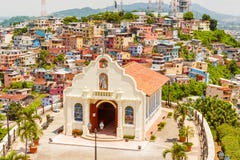 Small Catholic Chapel In Cerro Santa Ana Guayaquil Royalty Free Stock Photo Small Catholic Chapel In Cerro Santa Ana Guayaquil Royalty Free Stock Photo
