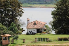 Small house in the countryside of Colombia stock photos Small house in the countryside of Colombia stock photos