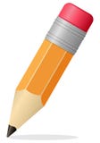 Small Pencil Icon Royalty Free Stock Photography Small Pencil Icon Royalty Free Stock Photography