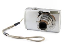 Small Silver Photo Camera Stock Photo Small Silver Photo Camera Stock Photo