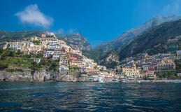 Small town of Positano, Amalfi Coast, Campania, Italy royalty free stock photo Small town of Positano, Amalfi Coast, Campania, Italy royalty free stock photo