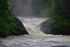 Kiutakongas waterfall. Kuusamo, Finland royalty free stock images Kiutakongas waterfall. Kuusamo, Finland royalty free stock images
