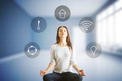 Smart home concept Royalty Free Stock Photos Smart home concept Royalty Free Stock Photos